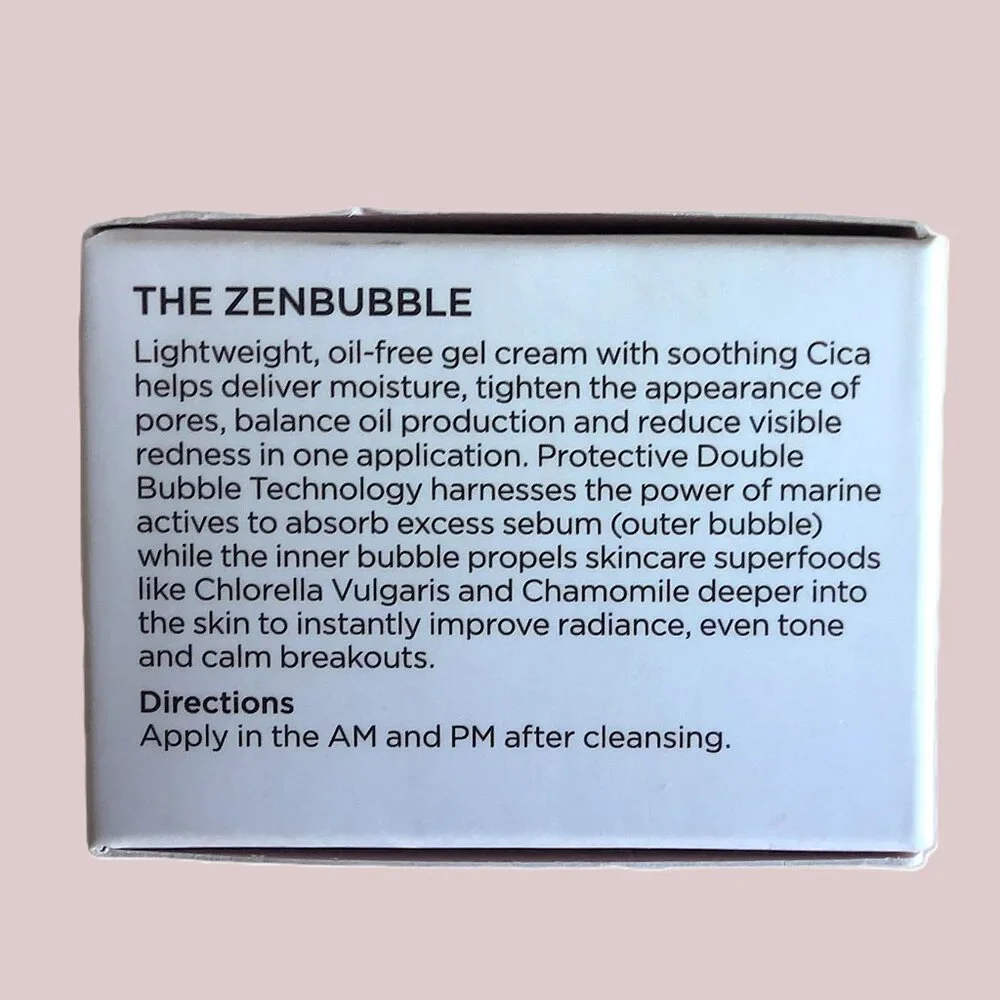 New BeautyBio The Zenbubble Oil Free Calming Gel 0.34 oz NIB Sealed